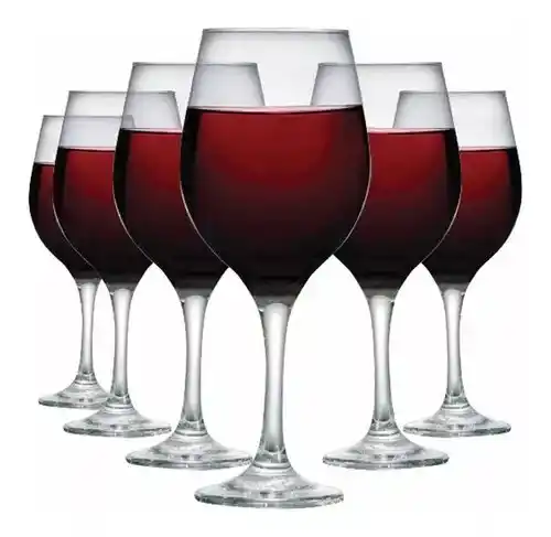 Image from Vizzuali Ofertas: Pra quem quer tomar aquele vinhozinho, taça grande de 490ml 😯  *Taça ...