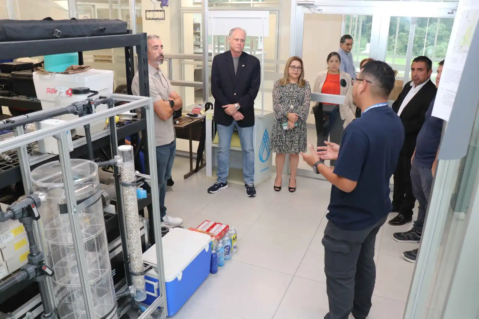 Image from Universidad Tecnológica de Panamá: ✅️Recorrido de la Unión Europea por laboratorios de la UTP 🇵🇦🤝🇪🇺....