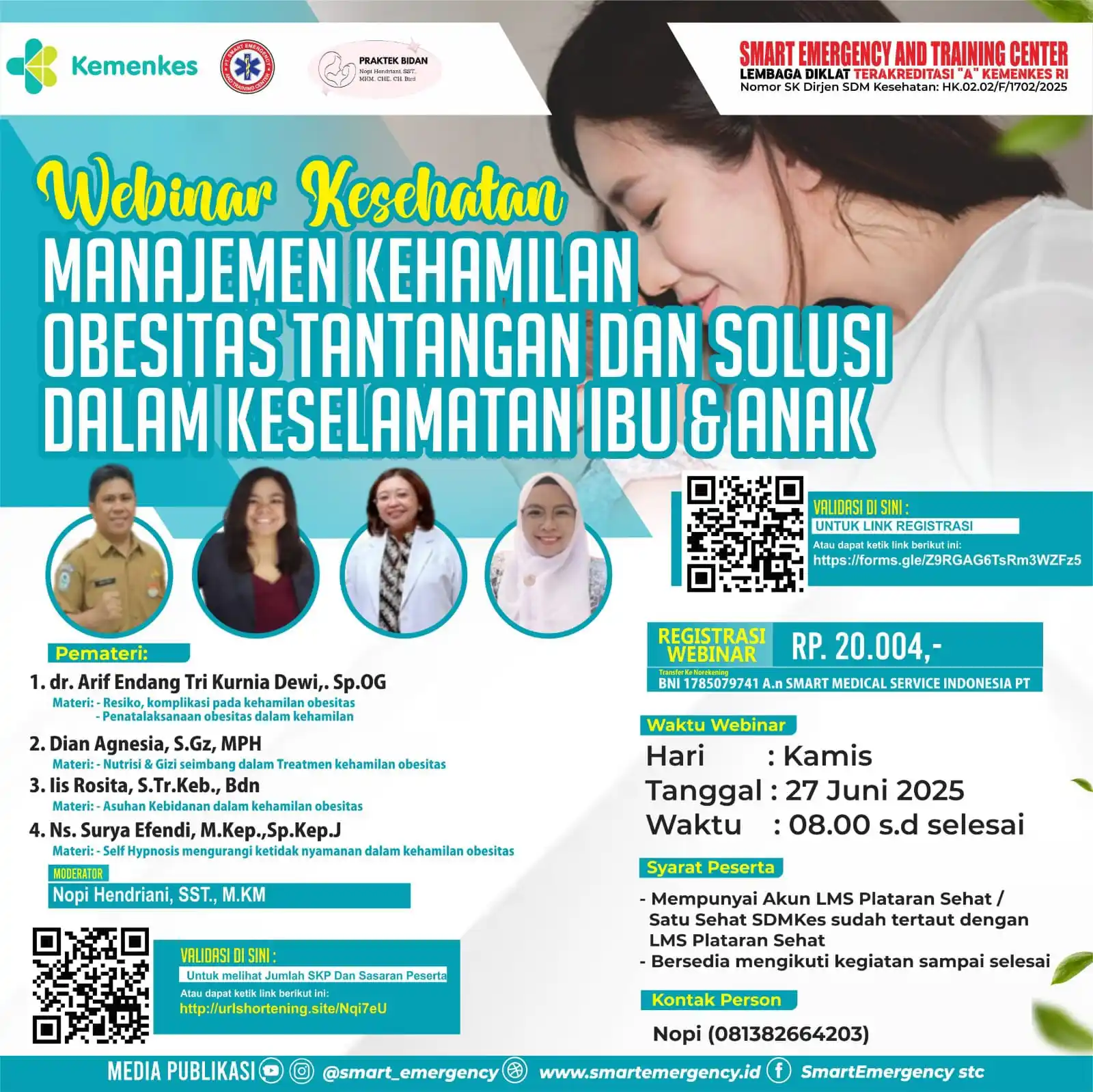 Image from WEBINAR SKP KEMENKES: *SKP Kemenkes*  _*KEHAMILAN OBESITAS TANTANGAN DAN SOLUSI DALAM KESELA...