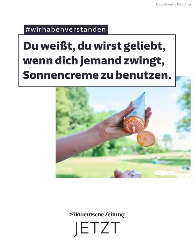Image from Süddeutsche Zeitung: ☀️ "Sonnenbestrahlung ist neben Arsen und Zigarettenrauch eines der sc...