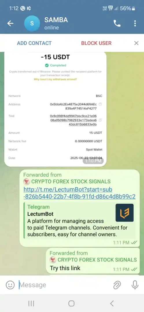 Image from GOLD XAUUSD Crypto | Forex | Stock | SIGNALS BITCOIN BINANCE Dogecoin cryptocurrency airdrop: Thanks 😊 vip group join...