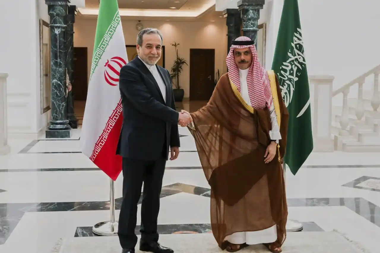 Image from Quds News Network: The Saudi Ministry of Foreign Affairs: "We are following with deep con...