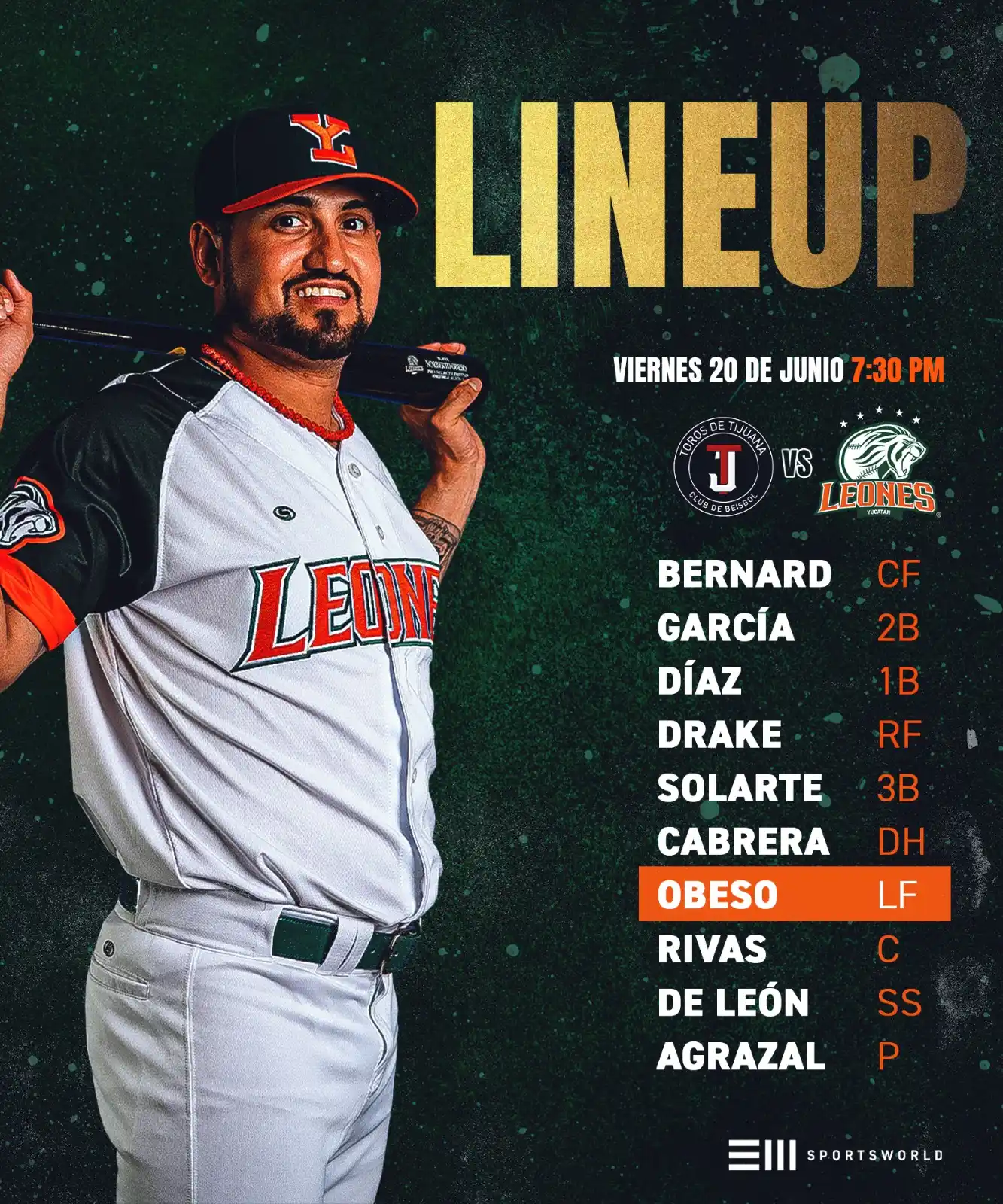 Image from Leones de Yucatán: ¡VAMOS POR ELLOS!🗣️ <a class="text-blue-500 hover:underline cursor-p...