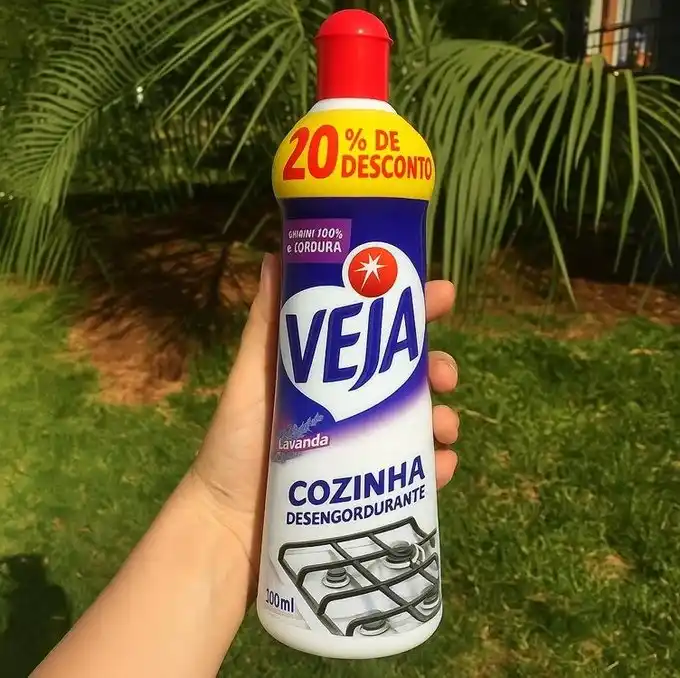 Image from Vizzuali Ofertas: Veja Limpador Desengordurante Cozinha Lavanda 500Ml Azul 🔥 R$ 5,90 à ...
