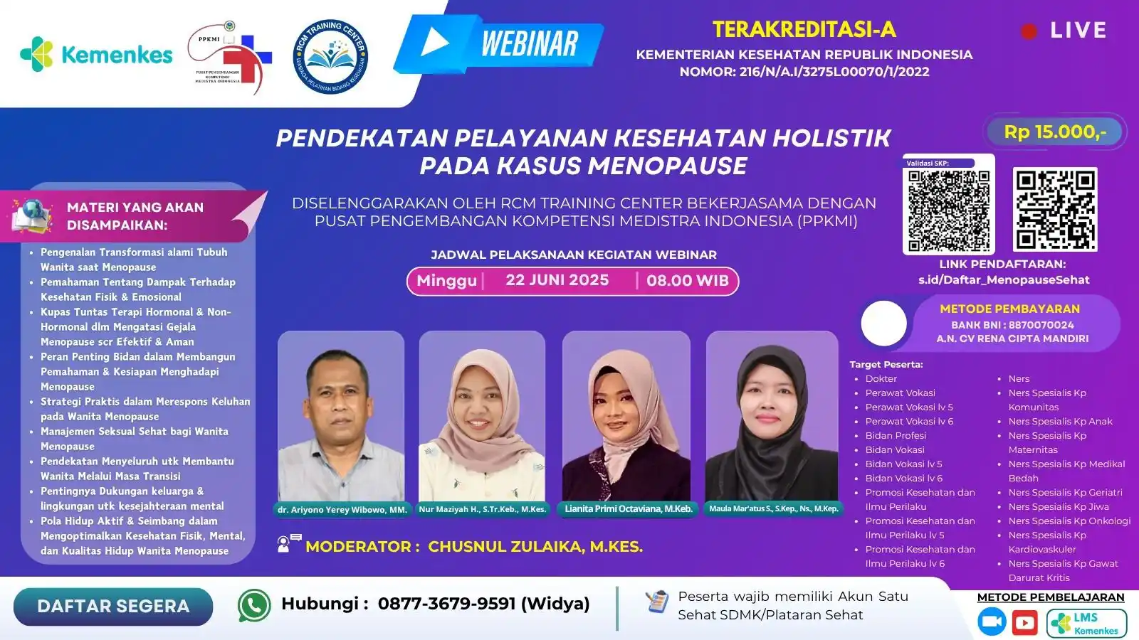Image from WEBINAR SKP KEMENKES: *WEBINAR 2 HARI LAGI… !!!*  *Webinar Pendekatan Pelayanan Kesehatan Ho...