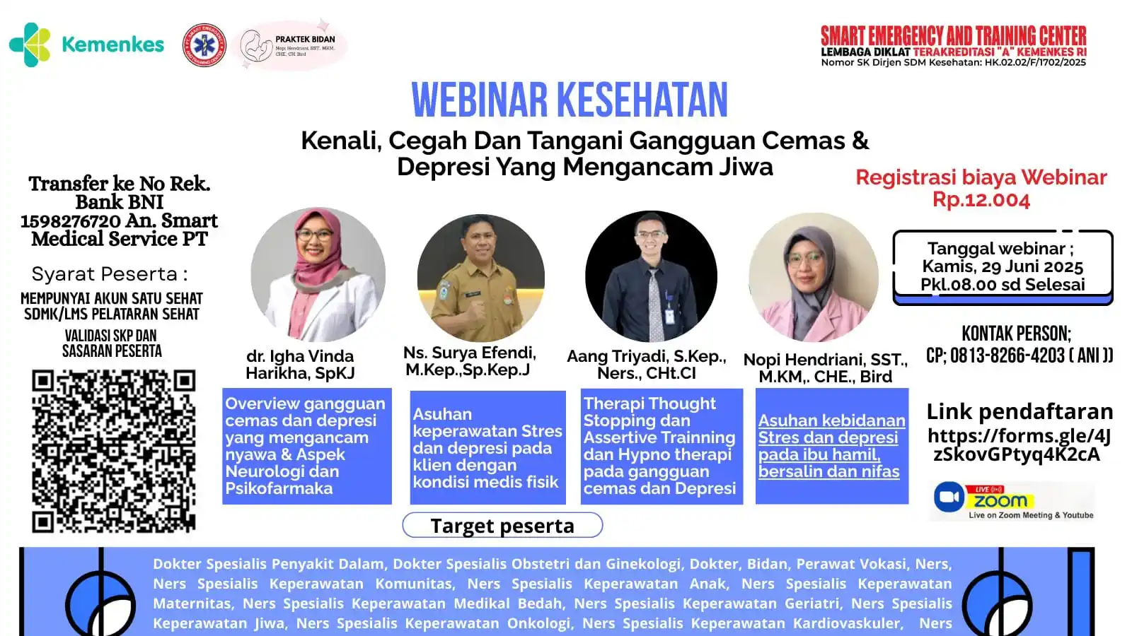Image from WEBINAR SKP KEMENKES: WEBINAR KESEHATAN "*Kenali, Cegah dan Tangani gangguan cemas & depresi...