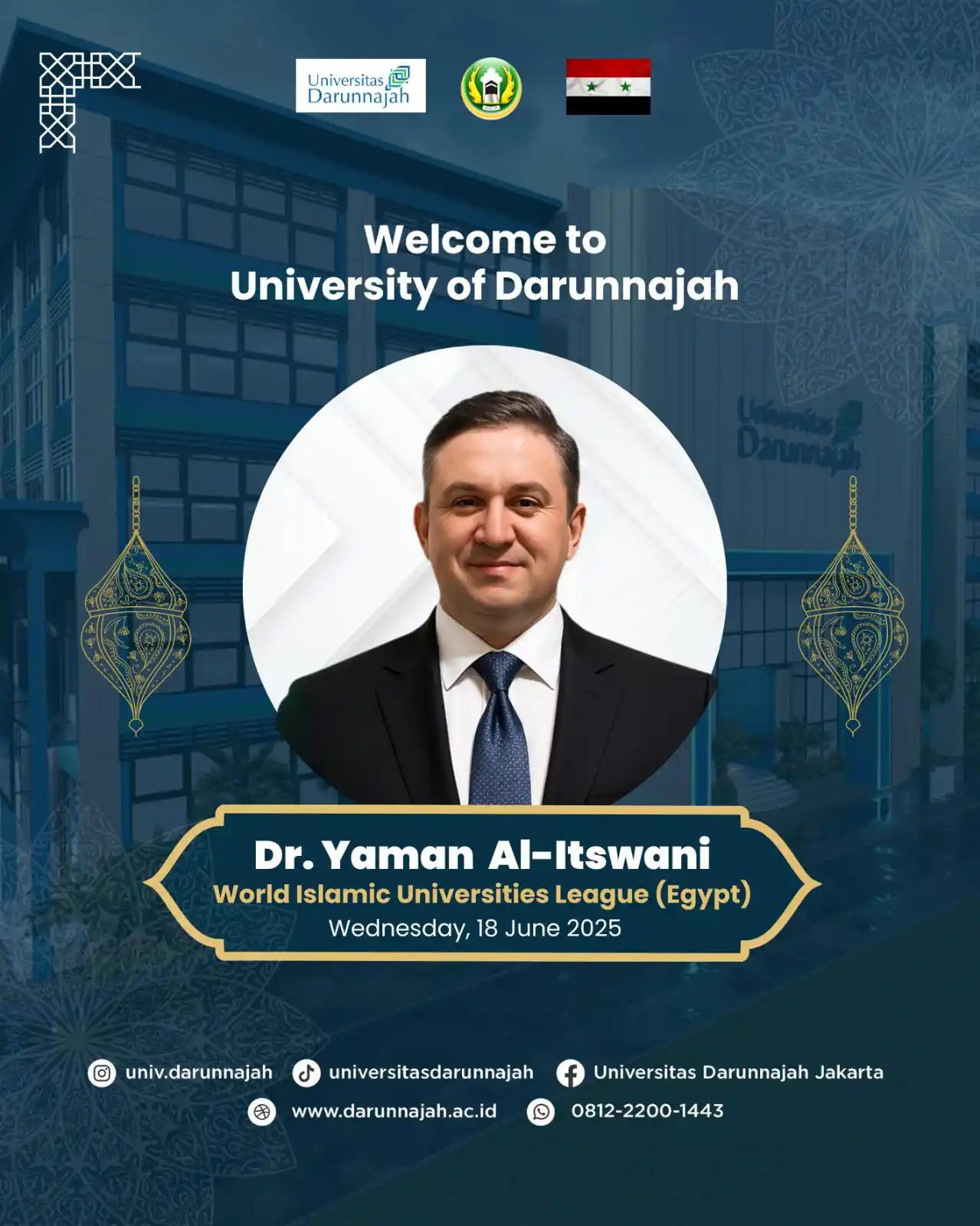 Image from Universitas Darunnajah: *🔊 Welcome to University of Darunnajah!*  We are honored to welcome D...