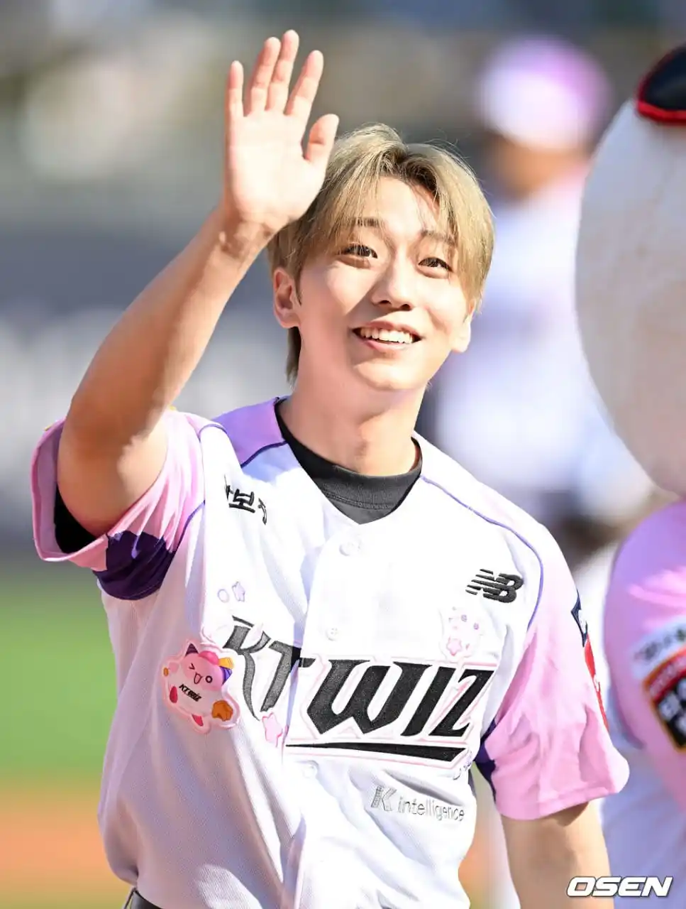 Image from Gaon & Xdinary Heroes Daily Update ✨: 250622 Gunil and Ode's First Pitch and First Hit Official Press Photos...