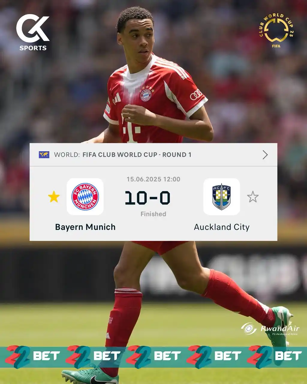 Image from #FIFACWCWithClive : Bayern Munich register the first win of the <a class="text-blue-500 ho...