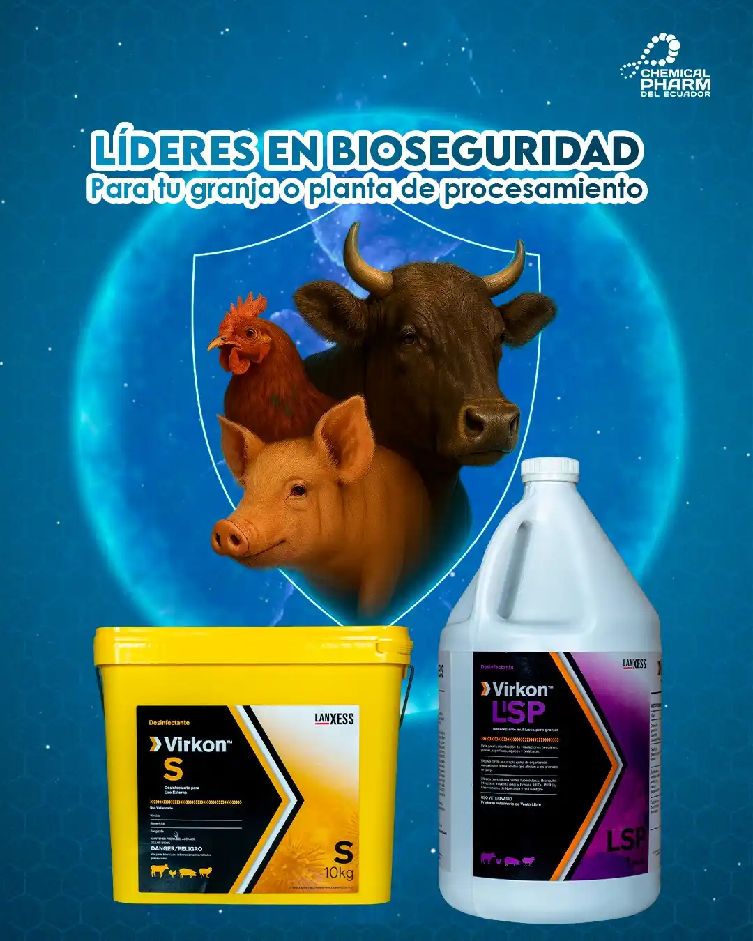 Image from Chemical Pharm Del Ecuador: ✨ Bioseguridad que sí marca la diferencia 👉🏻 Cada rincón cuenta cua...