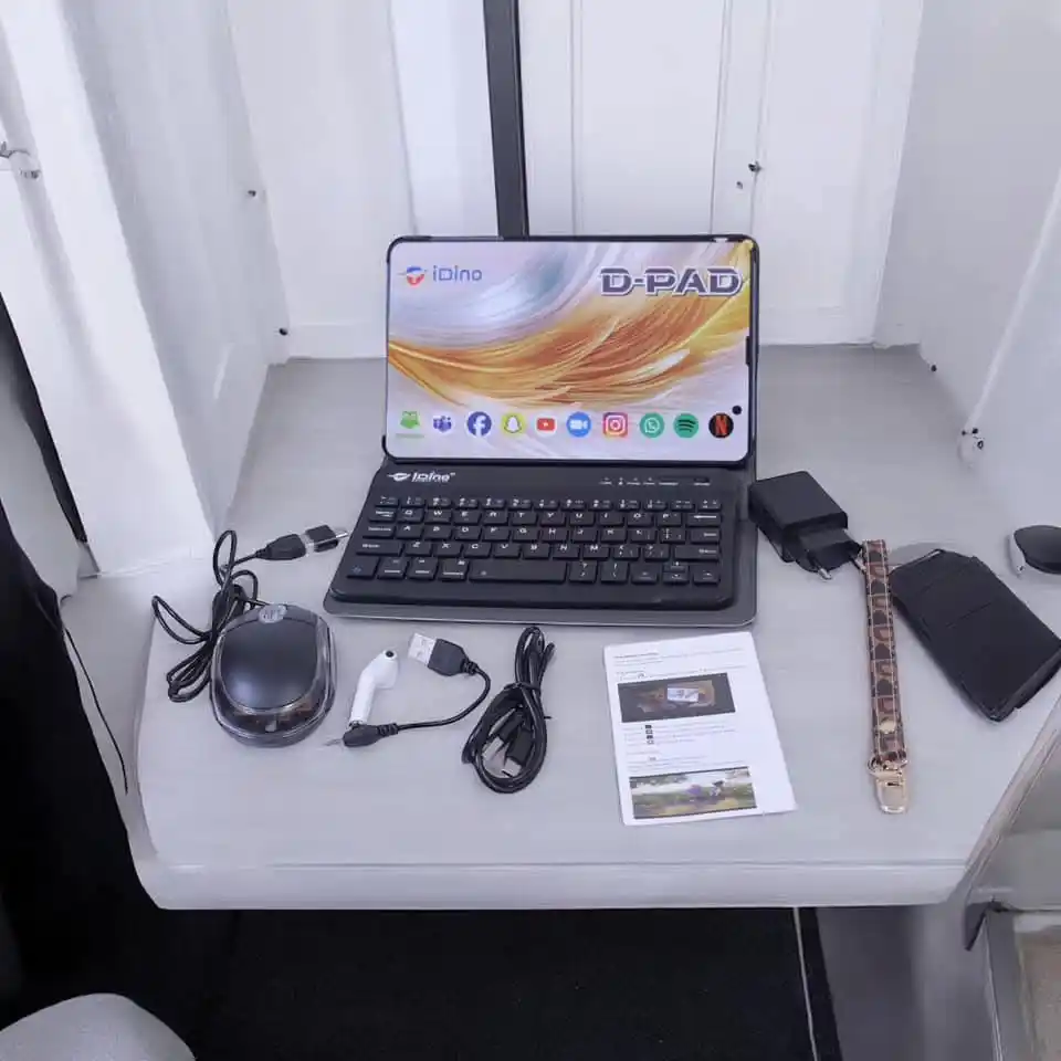 Image from DARLINGS CELLPHONES 📱🇿🇼ZW: *Brandnew Boxed iDino Dpad🥳*  *📁256gb Bigger storage ✅* *7 inches* 1...