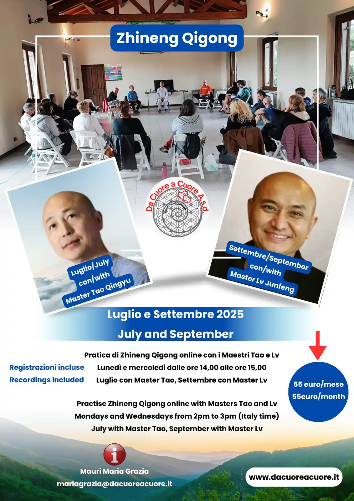 Image from Zhineng Qigong Da Cuore a Cuore: Buongiorno, una novità: Master Tao non ci sarà nei mesi di settembre, ...