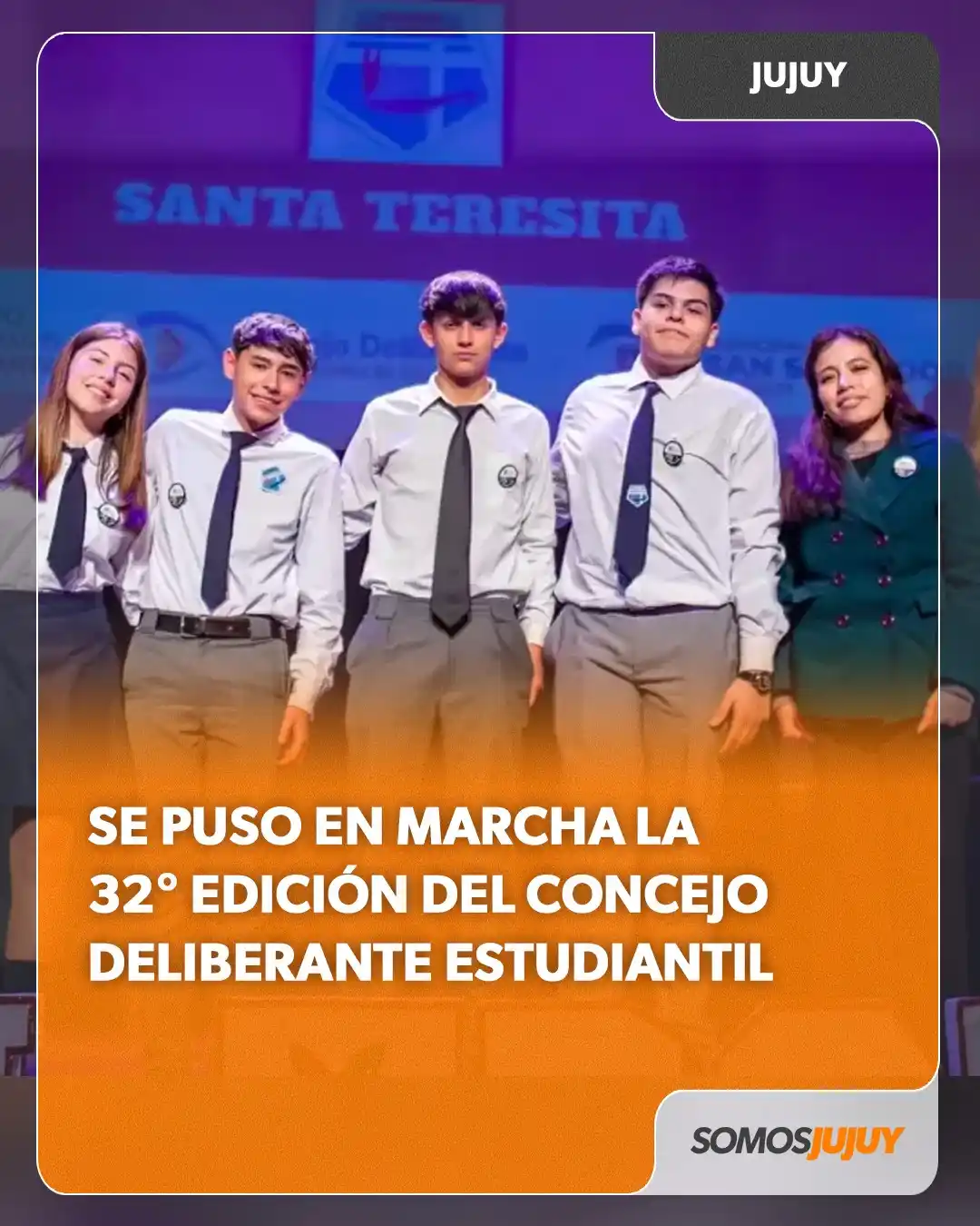 Image from Somos Jujuy - Noticias : 🗣Con la asistencia de más de 250 chicos representando a 33 establecim...