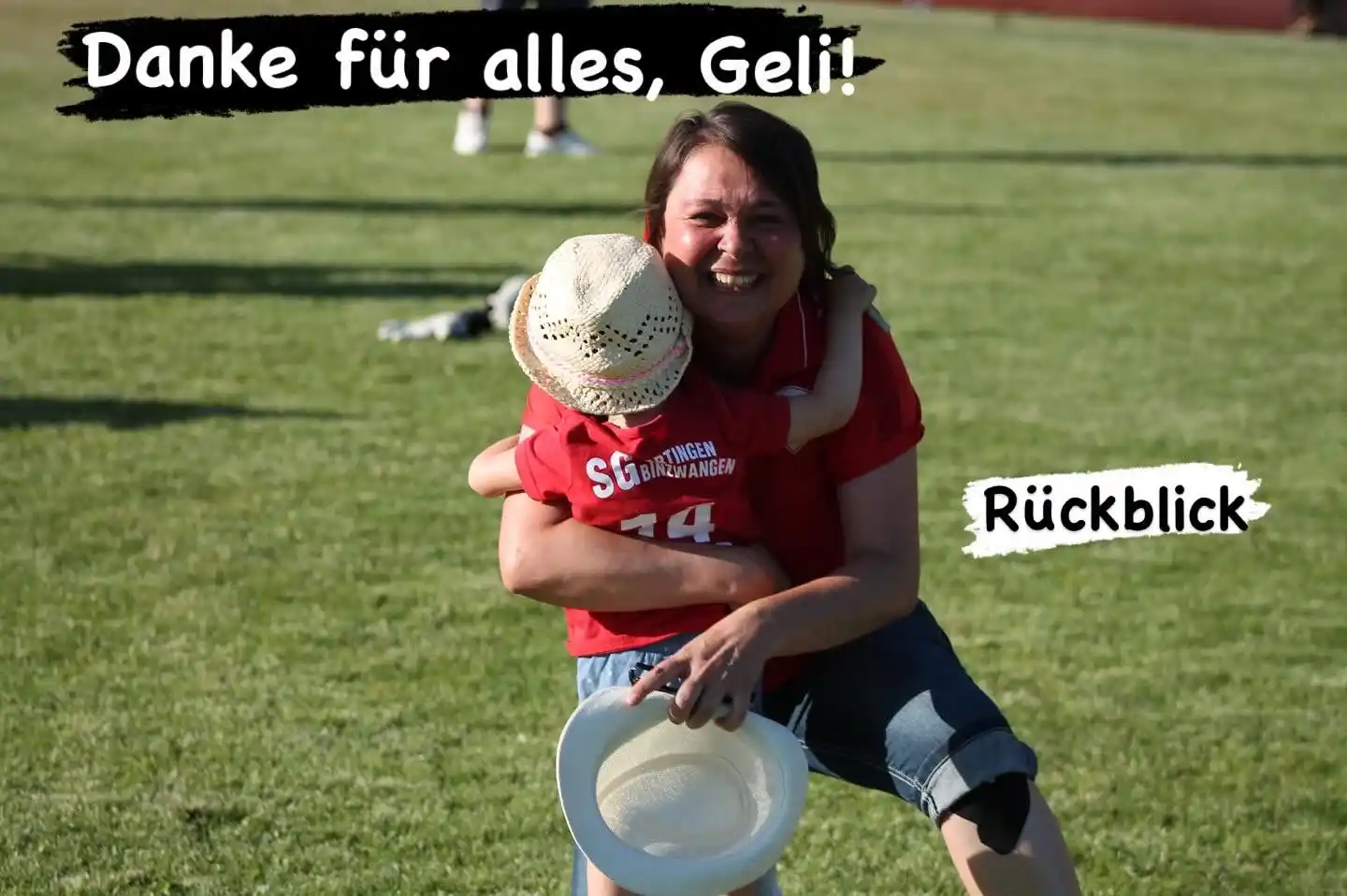 Image from SG Ertingen/Binzwangen: 🔥 Danke, Geli! ❤️⚪️ 🔥 Nach rund 15 Jahren im Einsatz verabschieden ...