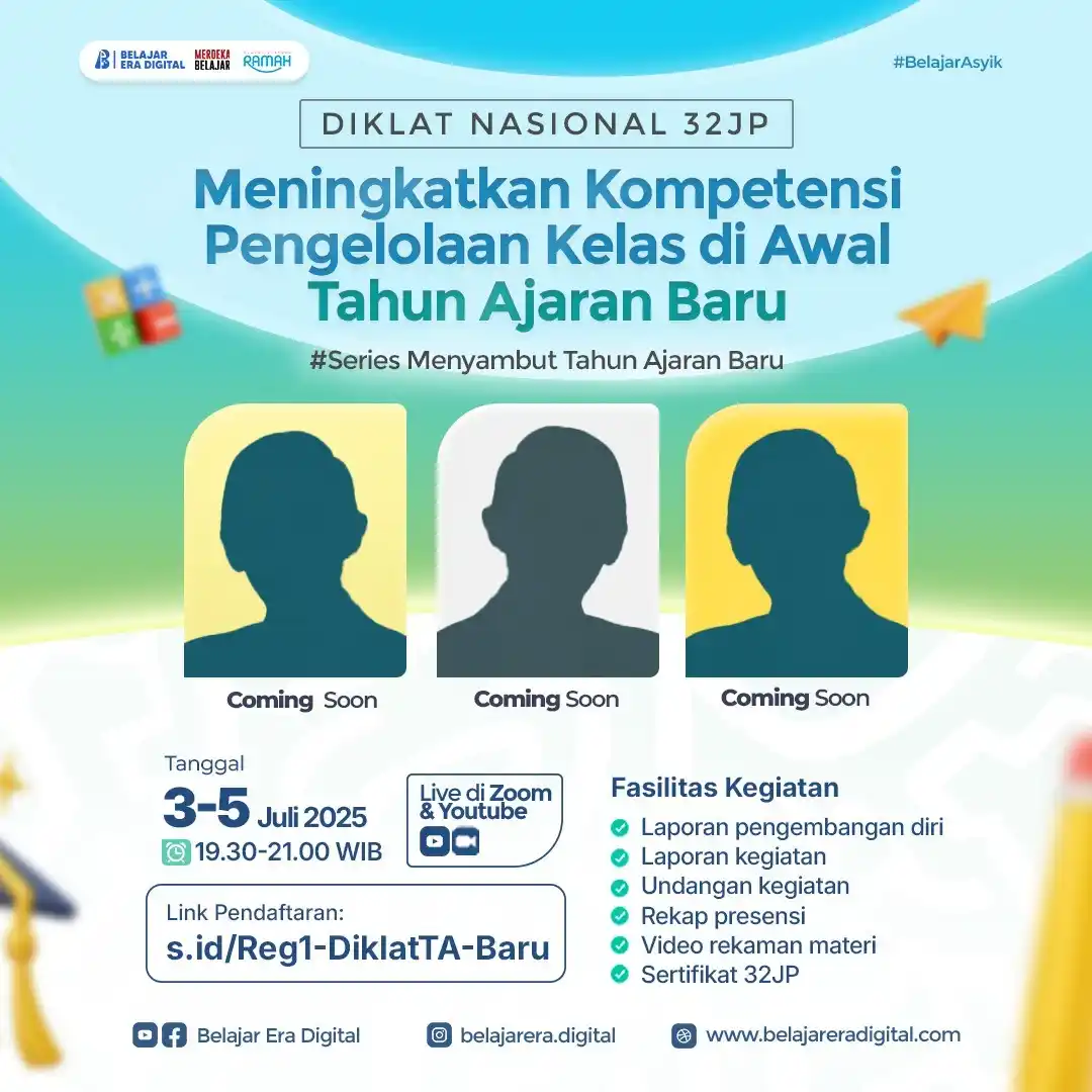 Image from Akademi Digital Guru: 📌 *Diklat Persiapan Pembelajaran Tahun Ajaran Baru!* _Segera bergabu...