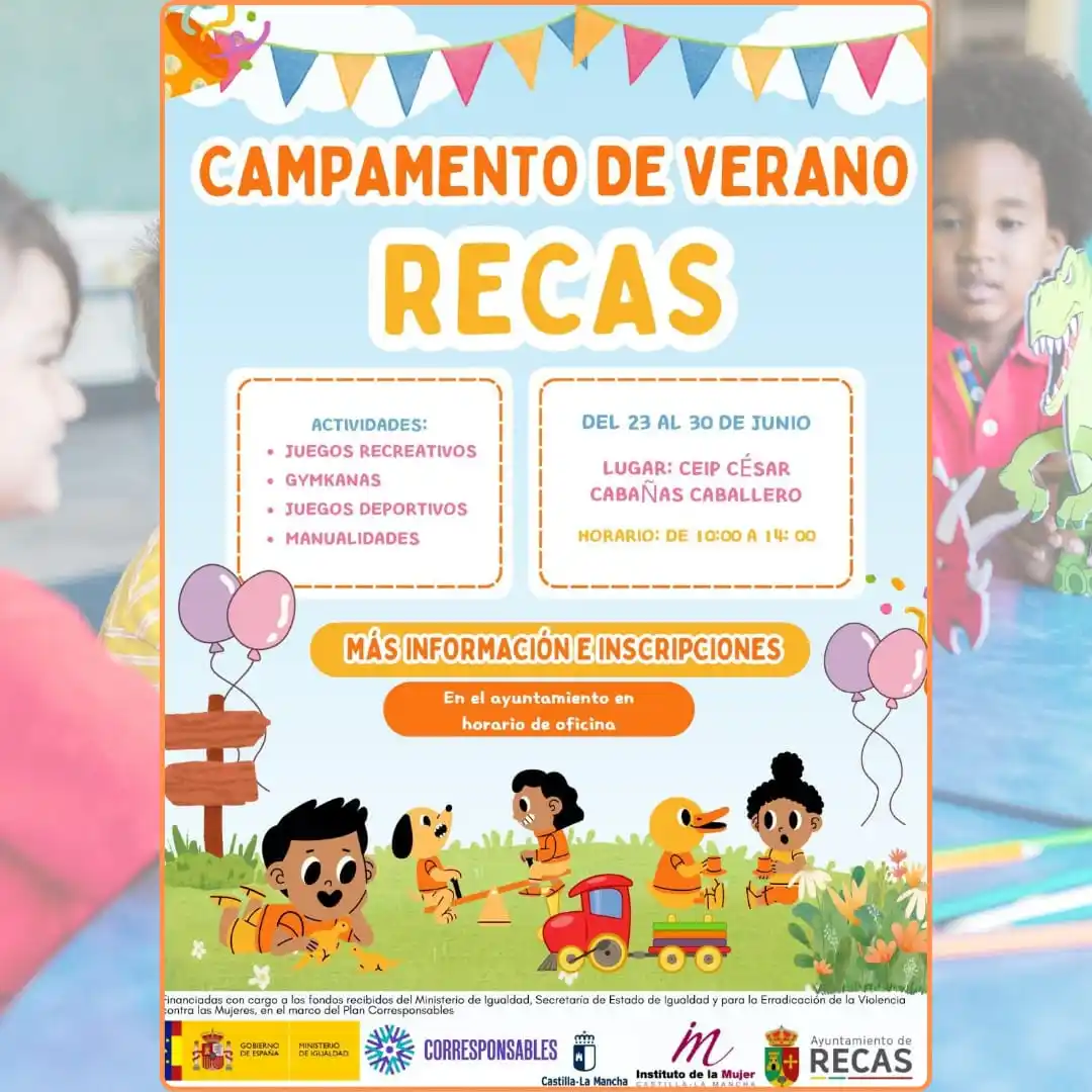 Image from Ayuntamiento de Recas: El Ayuntamiento de Recas programa los talleres Días sin Cole/ Campamen...