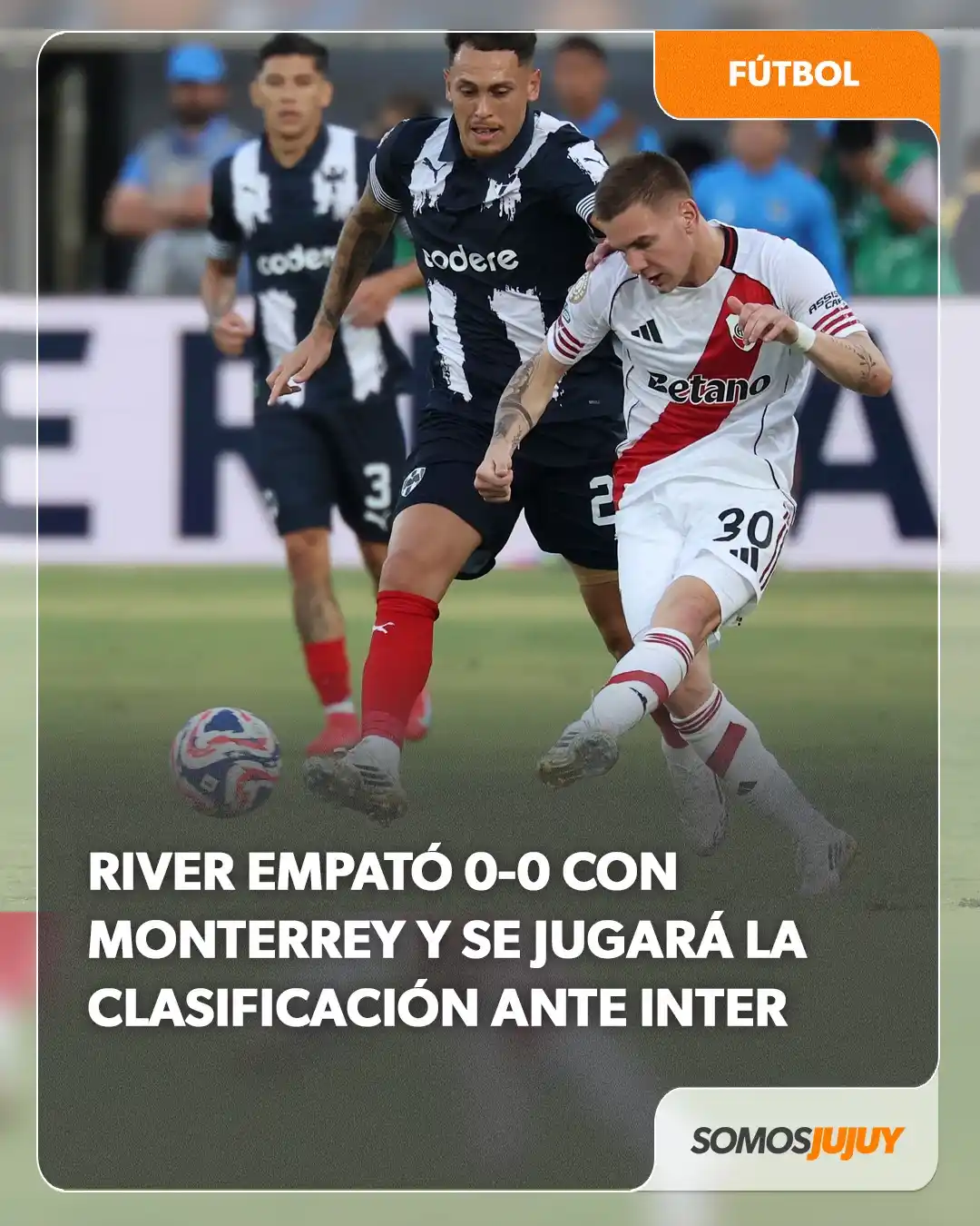 Image from Somos Jujuy - Noticias : ⚽ El Millonario tuvo las ocasiones más claras del encuentro, pero no p...