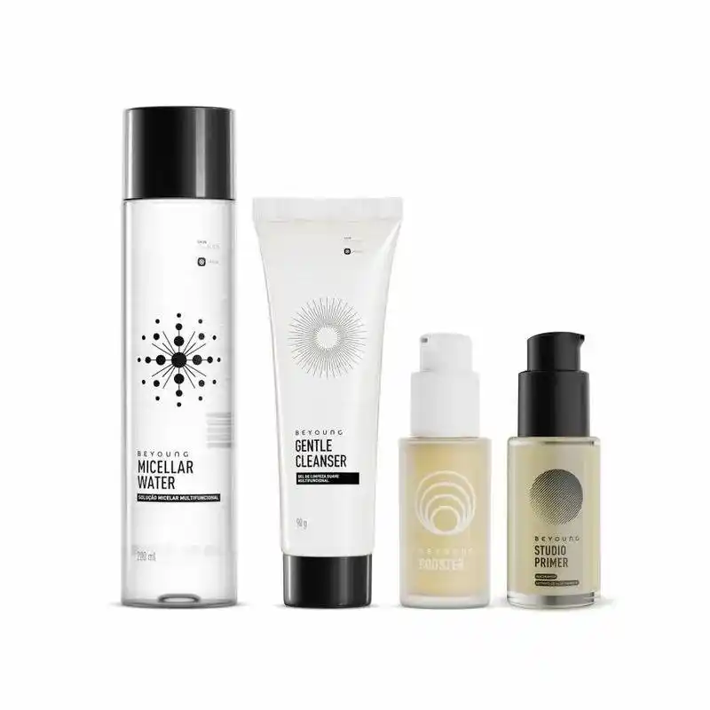 Image from Promoções e cupons 📢 por @achadinhosmos: EU SEI QUE VOCÊ PRECISA DE UM SKINCARE COMPLETO Kit Clássicos Beyoung...