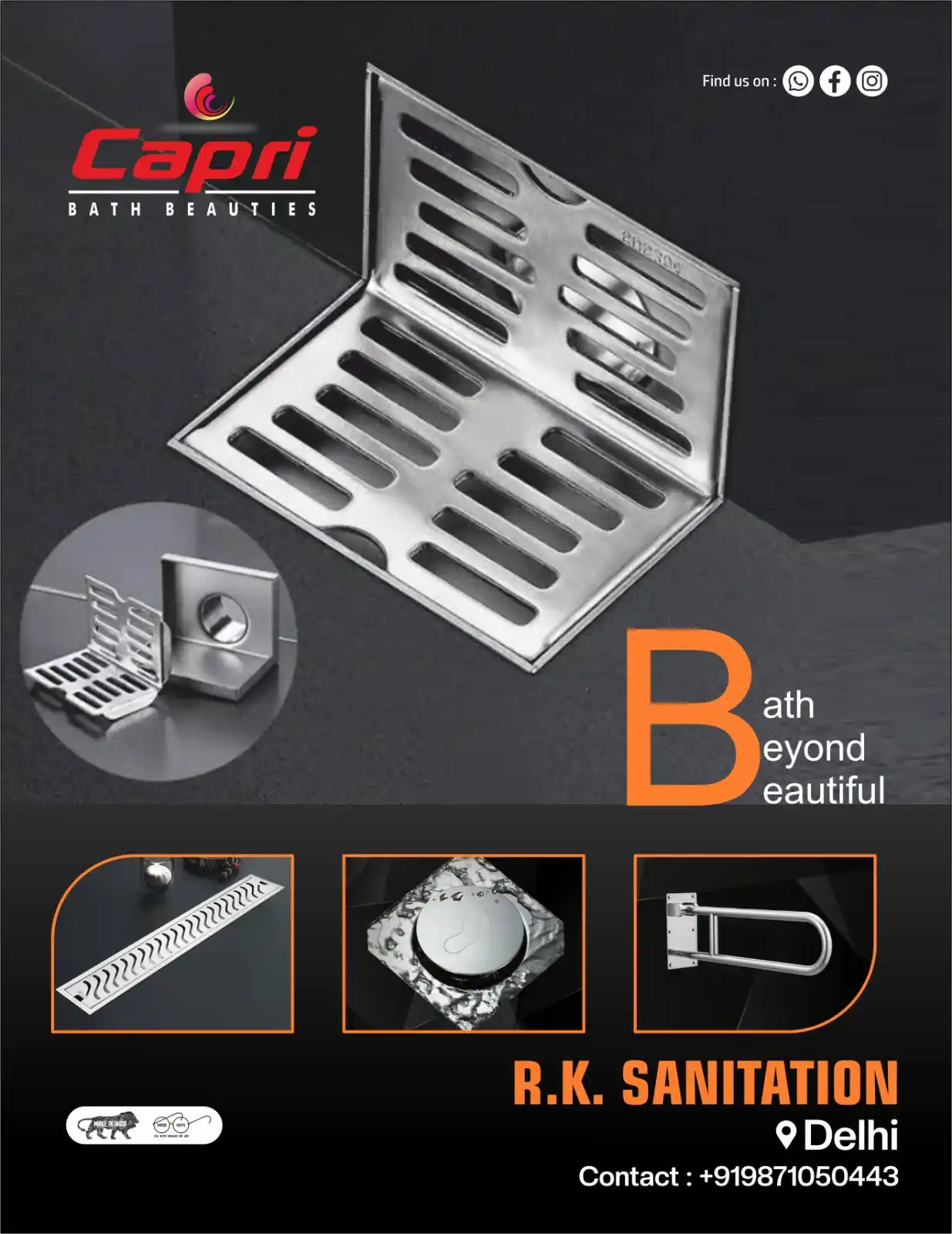 Image from Sanitary Clue: Explore via Whatsapp https://l.sanitaryclue.in/XFy5Uh Indulge in the ...