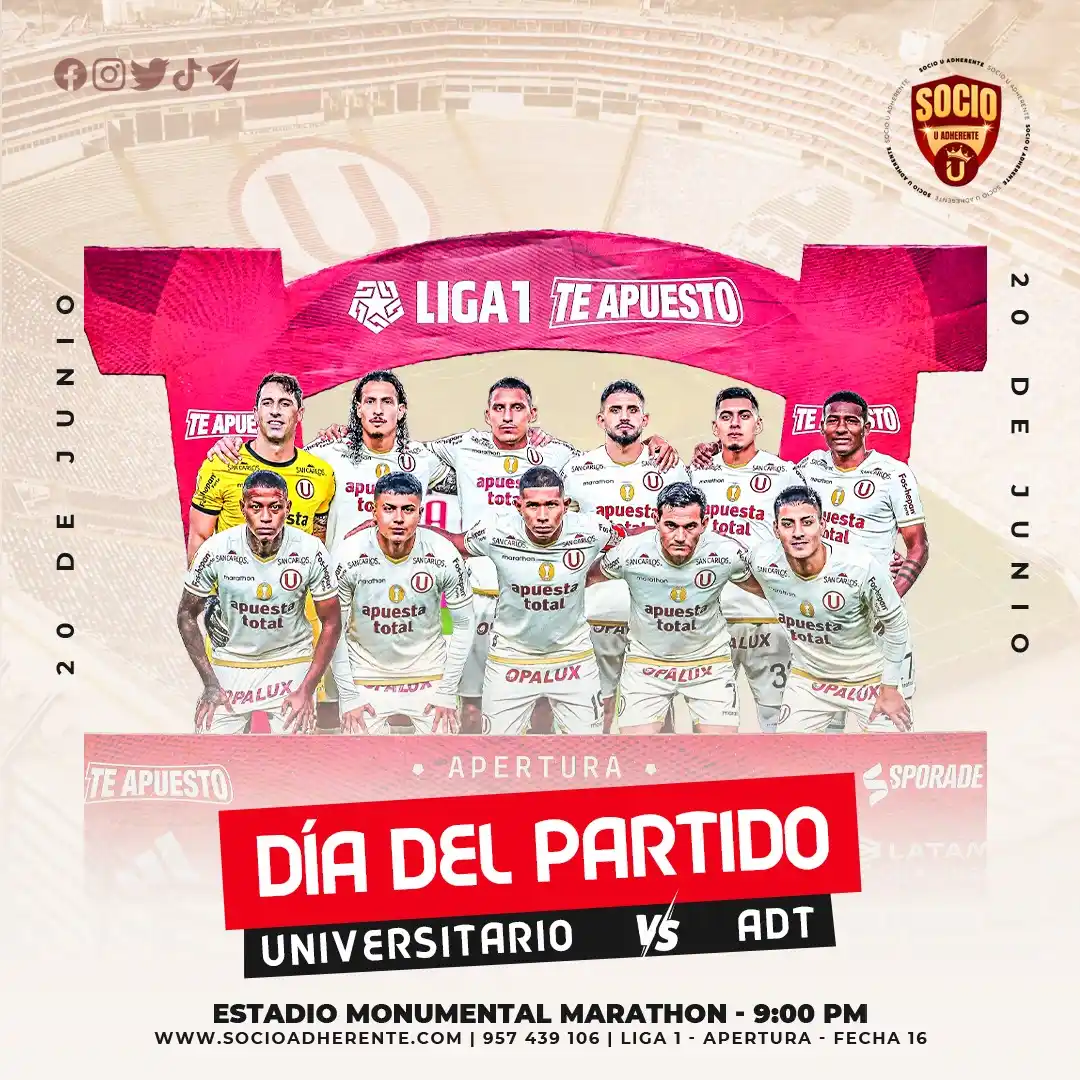 Image from Ⓤniverso crema 🏆🎖️: *¡𝐇𝐎𝐘 𝐉𝐔𝐄𝐆𝐀 𝐄𝐋 𝐌Á𝐒 𝐂𝐀𝐌𝐏𝐄Ó𝐍!*  ⚽️ Ⓤ 🆚 ADT 🏆 <a clas...