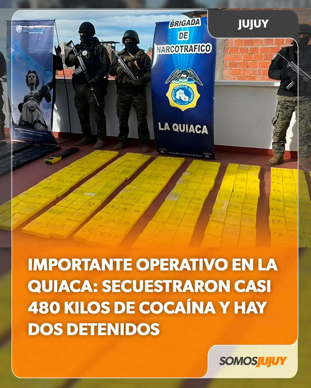 Image from Somos Jujuy - Noticias : 🚨 La droga estaba oculta en un camión y en un galpón comercial. Un te...