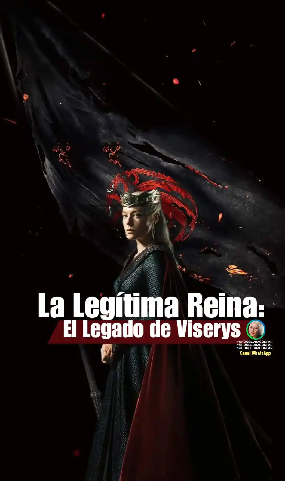 Image from HOUSE DRAGÓN FANÁTICOS 🛡️: *LA VOLUNTAD DE VISERYS I* > El principal argumento del Bando Negro e...