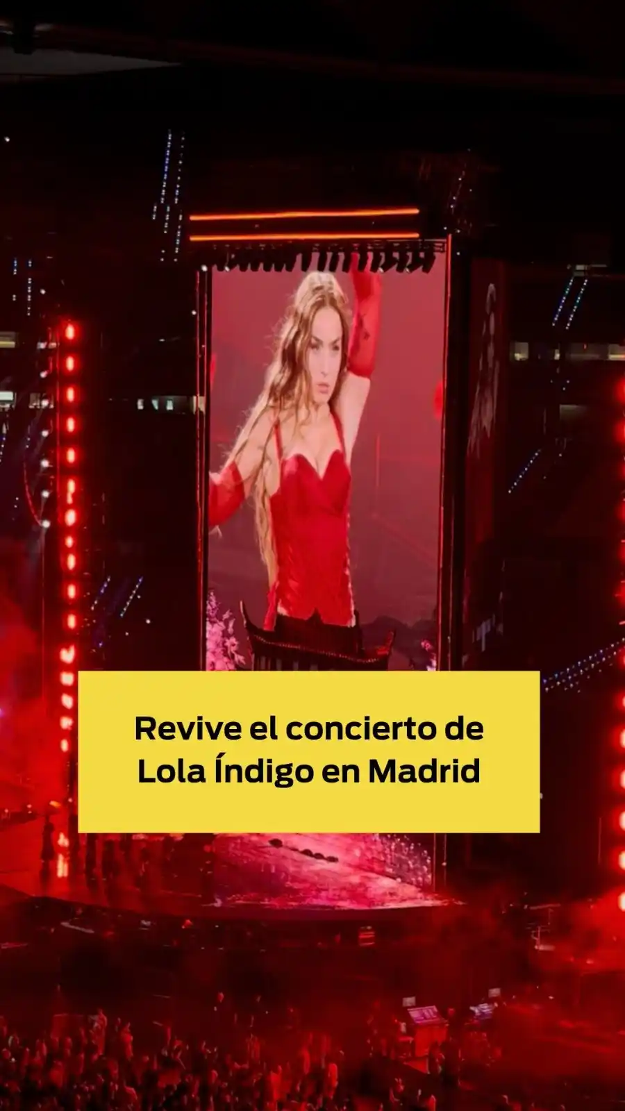 Image from MegaStarFM: Lola Índigo ha pisado el Metropolitano con fuerza, garra y pasión🔥 ¿E...
