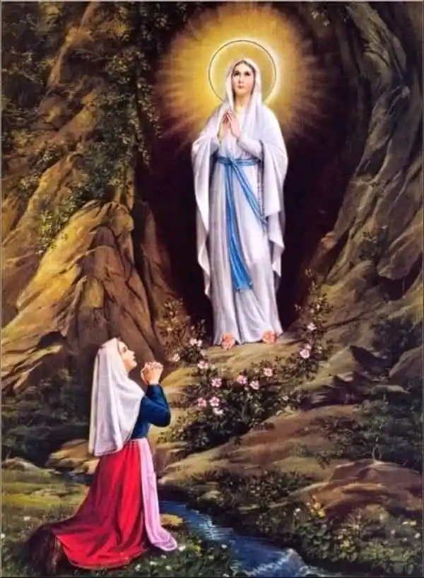 Image from Prayer Group: PRAYER TO OUR LADY OF LOURDES  O glorious Mother of God, to you we rai...