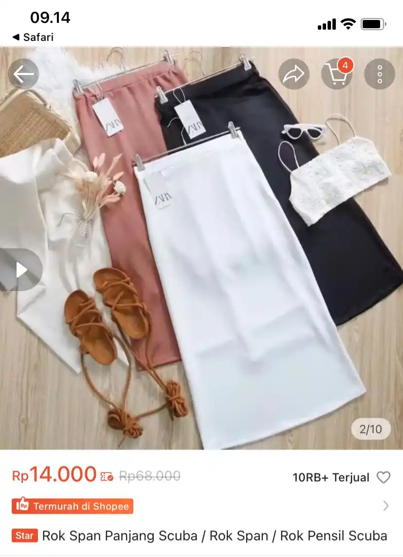 Image from Racun Promo Shopee 🛒: Rok Span Panjang Scuba https://s.shopee.co.id/3qB6Ca2Z7J?share_chann...