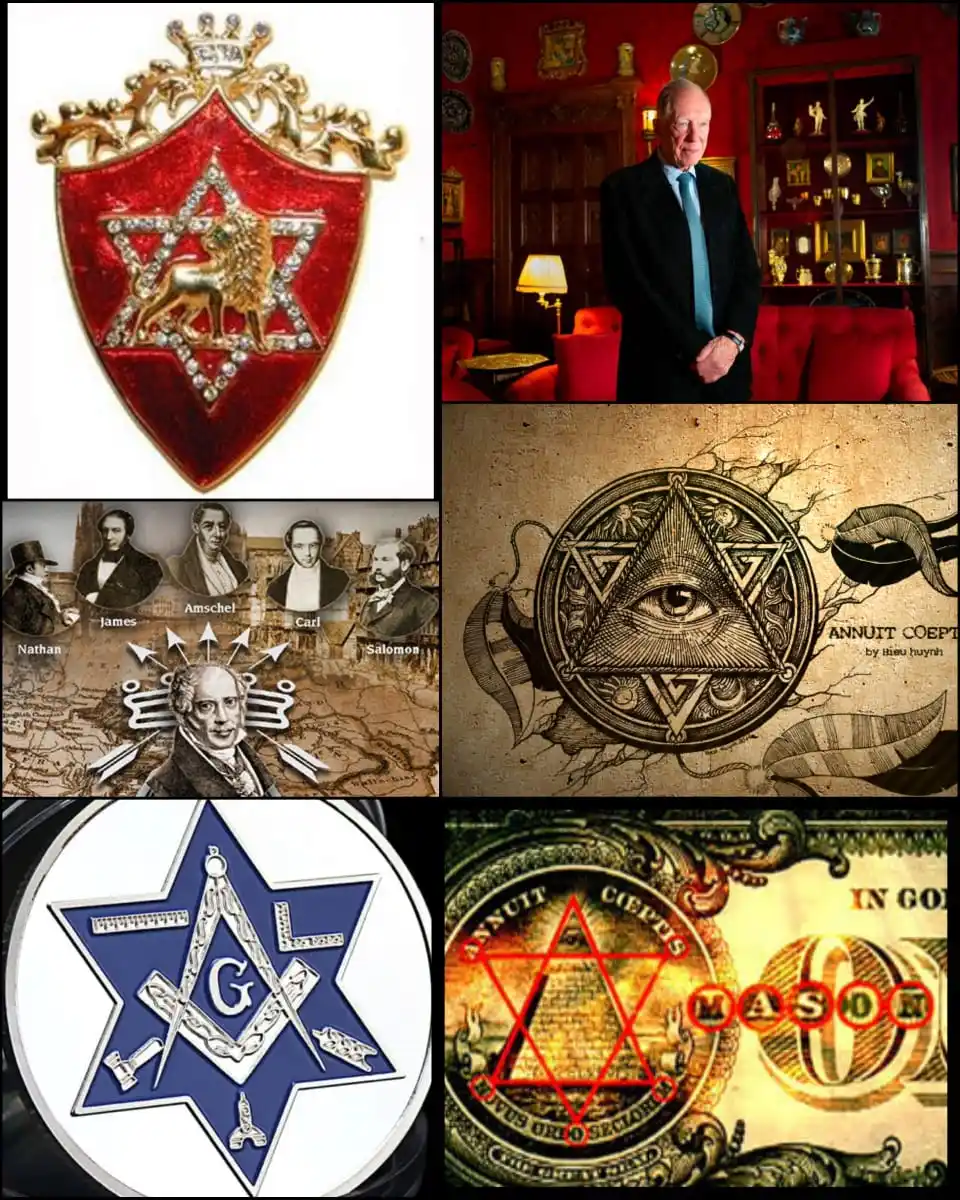Image from A Terra é plana: Rothschild = Red Shield = Escudo Vermelho  A família banqueira Rothsch...