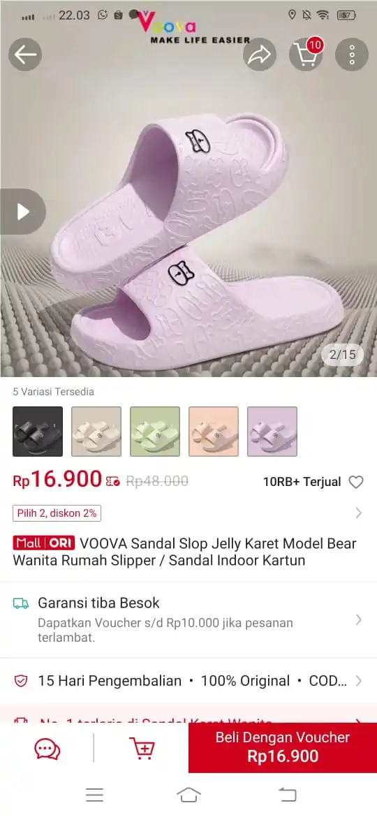 Image from Racun Promo Shopee 🛒: Sandal karet anti slip https://s.shopee.co.id/2LMimtjaUd?share_channel...