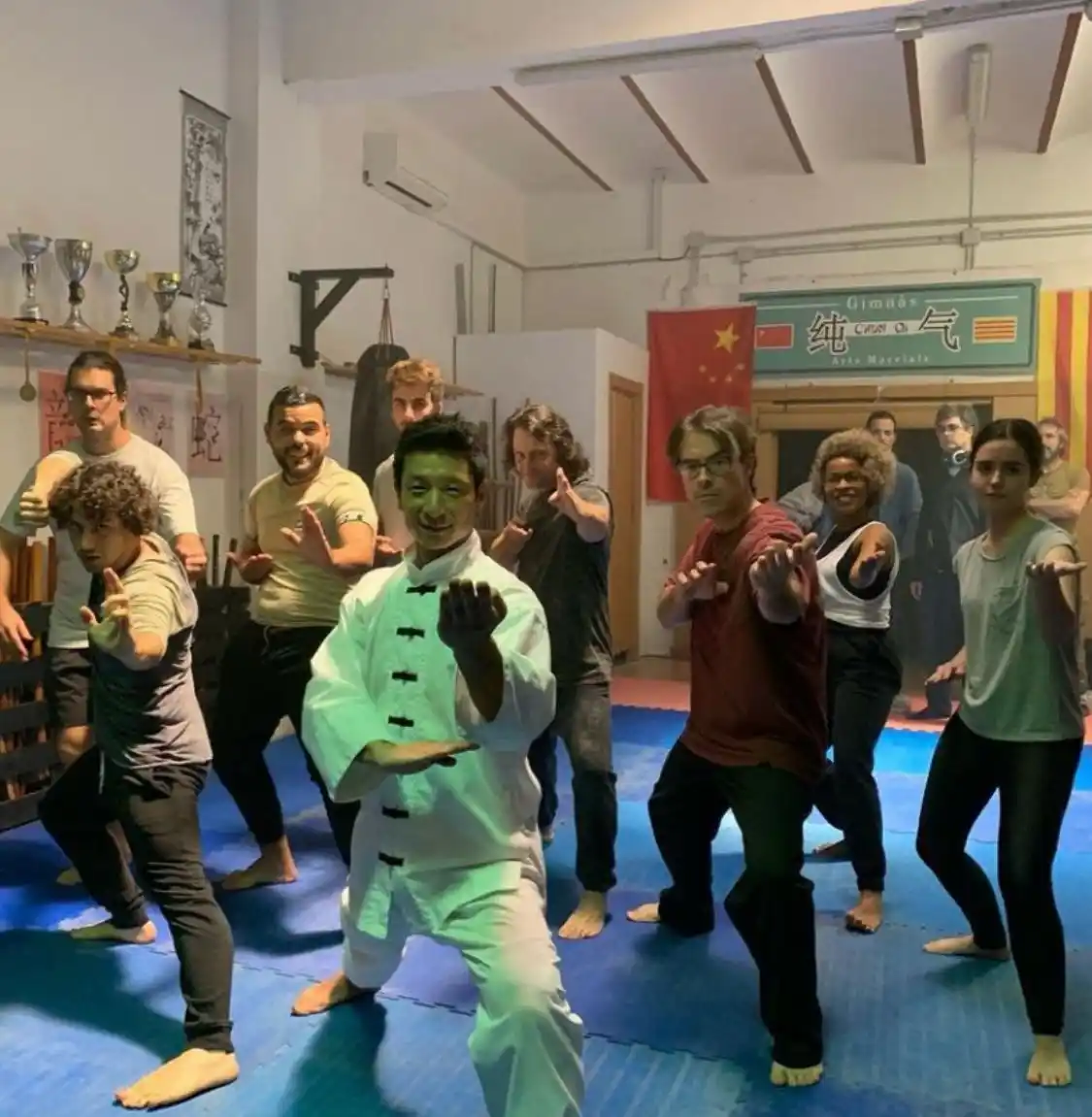 Image from Sant Andreu TV: SANT ANDREU TV INFORMA Alumnes del gimnàs DoChan de Sant Andreu de la ...