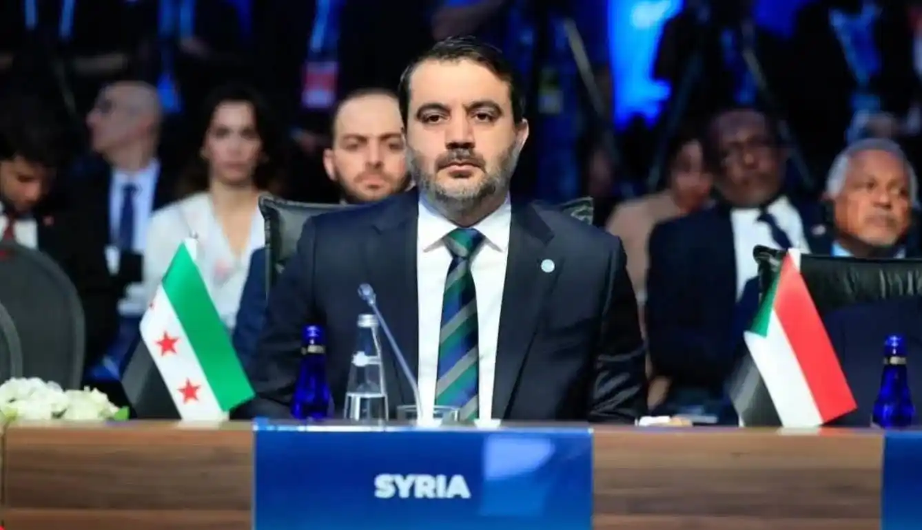 Image from 〘 نبـأ 〙: 🔴 *سوريا تتسلم مقعدها في منظمة التعاون الإسلامي* حيث يُشارك وزير الخا...