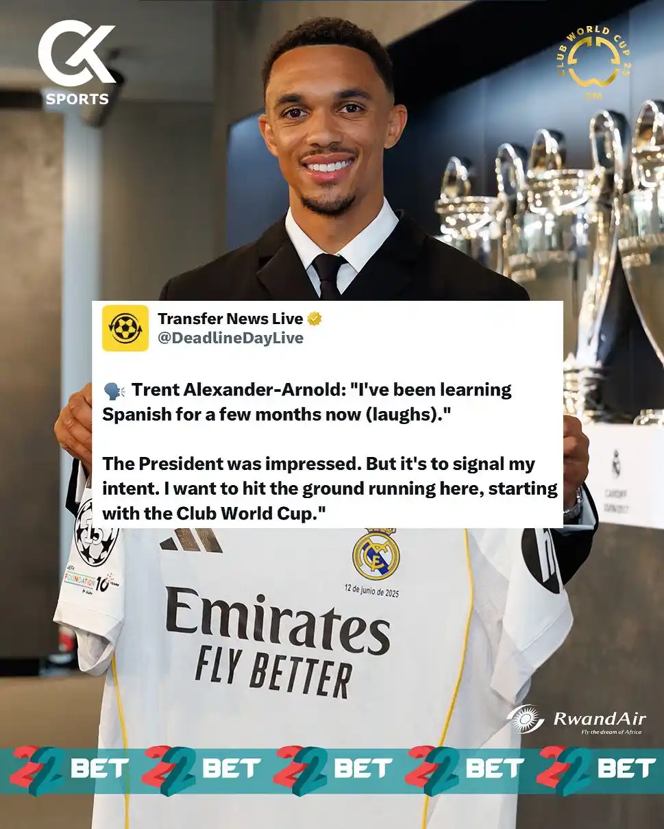 Image from #FIFACWCWithClive : TAA ready to hit the ground running at Real Madrid   <a class="text-bl...
