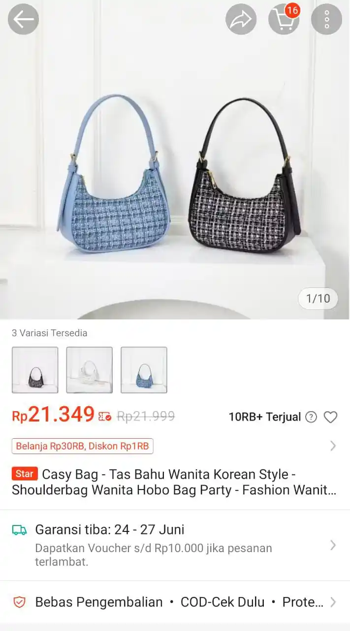 Image from Racun Promo Shopee 🛒: Tas shoulderbag party https://s.shopee.co.id/6pp9I10KPI?share_channel_...