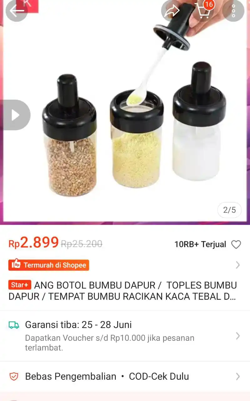 Image from Racun Promo Shopee 🛒: Tempat bumbu racik bahan kaca https://s.shopee.co.id/Vv5q7ClKY?share_c...