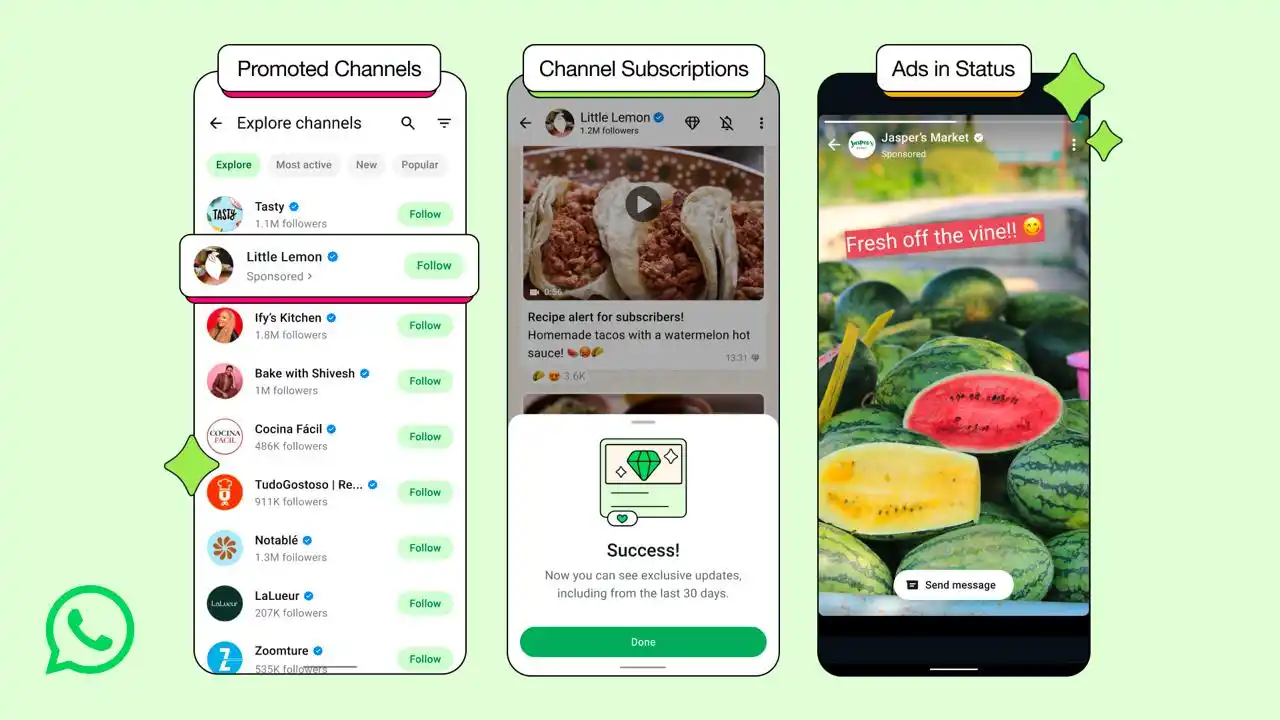 Image from Kenya Trends: *WhatsApp Launches Channel Subscriptions and Ads in Status, Keeping Yo...