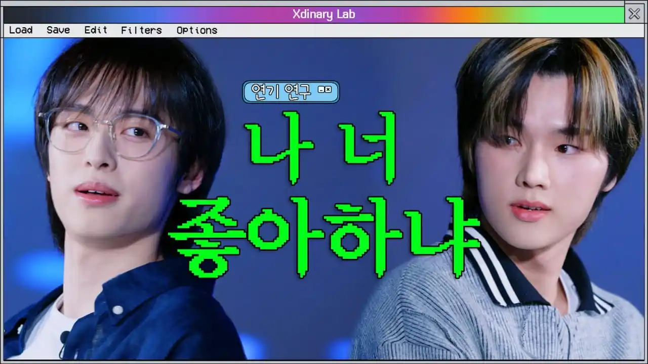Image from Gaon & Xdinary Heroes Daily Update ✨: [Xdinary Lab] Ep.4 연기 연구🍿장르의 용광로? 이젠 연기로 보여줄게🎬🔥  youtu.be/XLkof4Fh2...