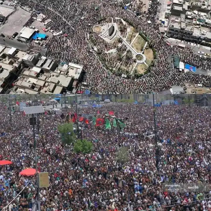 Image from 𝗖𝗿𝗮𝘇𝘆 𝗦𝘁𝗮𝗿 𝗢𝗳𝗳𝗶𝗰𝗶𝗮𝗹: *یہ ایران نہیں یہ عراق کا صرف ایک شہر `بغداد` ہے* *جہاں پورے عراق کی ط...