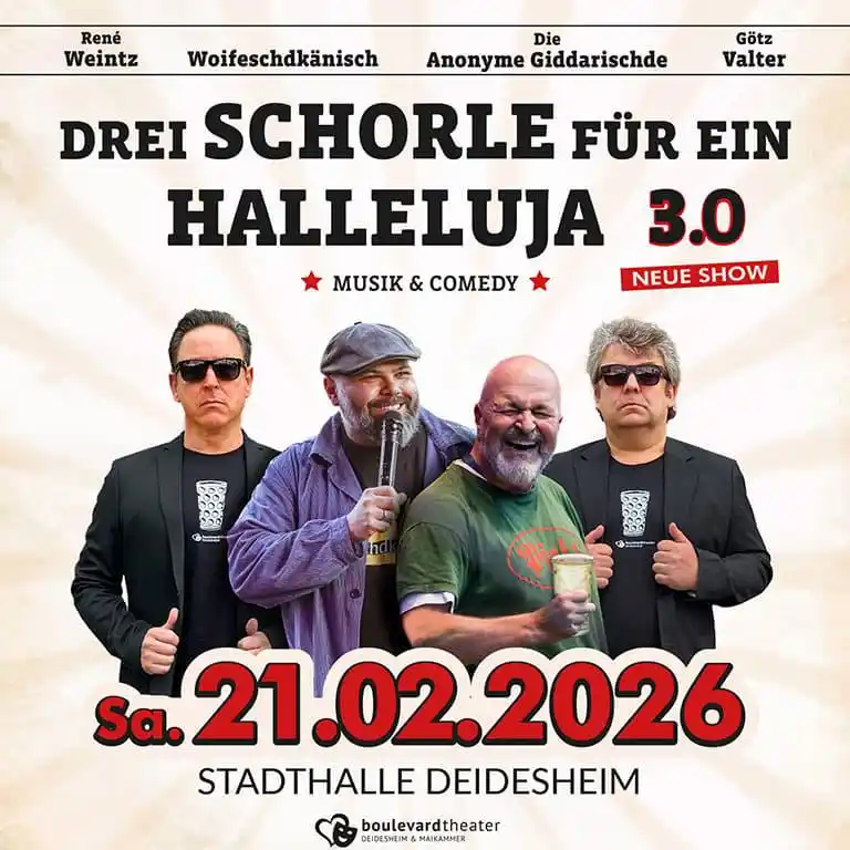 Image from  Woifeschdkänisch | Bandinfos 👑: 3.0 - DIE NEUE SHOW  Samstag, 21. Februar 2026  Ein Abend voller Spaß ...