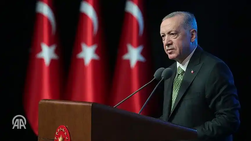 Image from Anadolu العربية: الرئيس أردوغان يؤكد أن مرحلة الصراع التي بدأت مع الهجوم الإسرائيلي على...