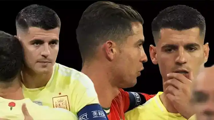 Image from Spor Arena: Alvaro Morata, İspanya'yı yakan kaçırdığı penaltı sonrası açıkladı: 'E...