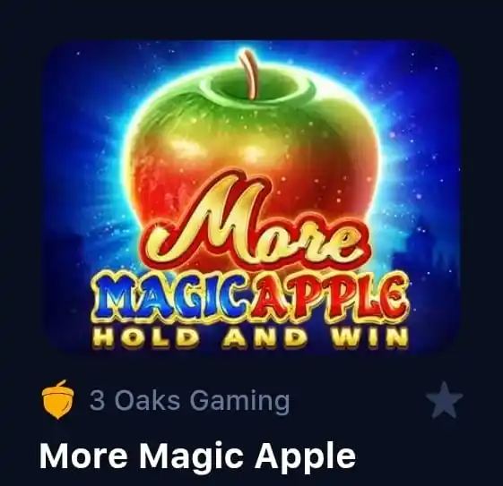 Image from Canal del tío Mau: *🚨ATENCIÓN, JUEGO ALTO🚨*  El juego *More Magic Apple* estará en un p...