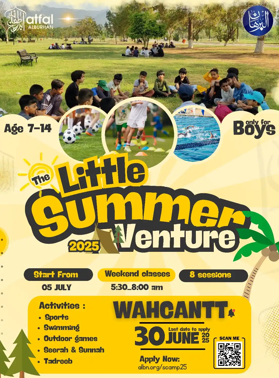 Image from اطفالُ البرہان: 🔊 *Atfal Al-Burhan Wahcantt presents* `THE LITTLE SUMMER VENTURE` _Wh...