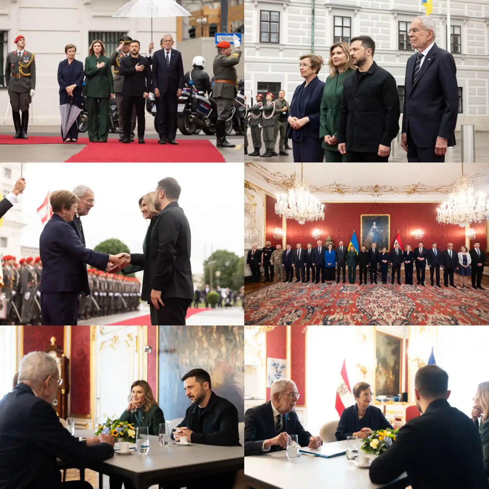 Image from Володимир Зеленський: Австрія. Разом зустрілися з Федеральним президентом Александром Ван де...