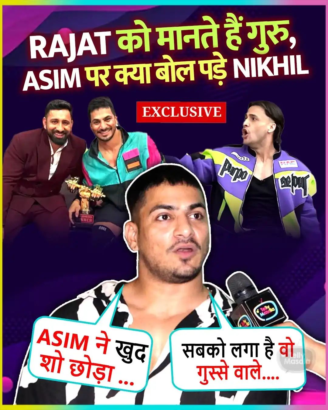 Image from Telly Masala: Battleground Winner Nikhil Singh On Asim Leaving Show, Elvish Not Supp...