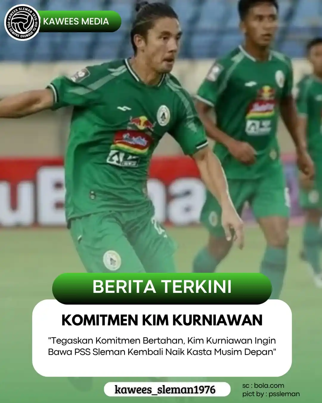 Image from PSS SLEMAN & TIMNAS INDONESIA || Made By ADMIN KAWEES: Bola.com, Sleman - Kim Jeffrey Kurniawan jadi satu di antara pemain ya...