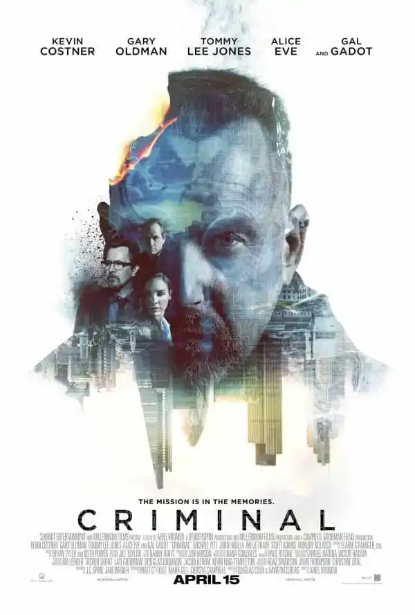 Image from Waploaded.com: Download Criminal (2016) A dangerous convict receives an implant cont...