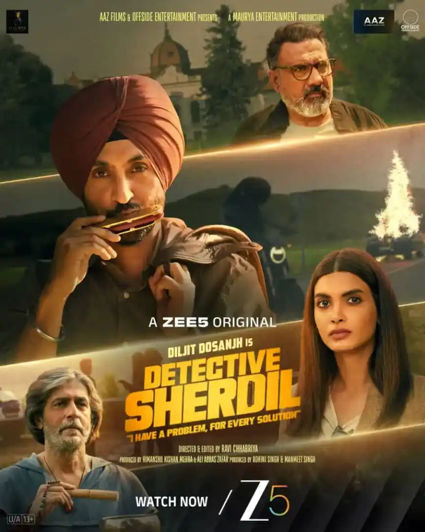 Image from Waploaded.com: Download Detective Sherdil (2025) [Hindi]  Follows an amateur detectiv...