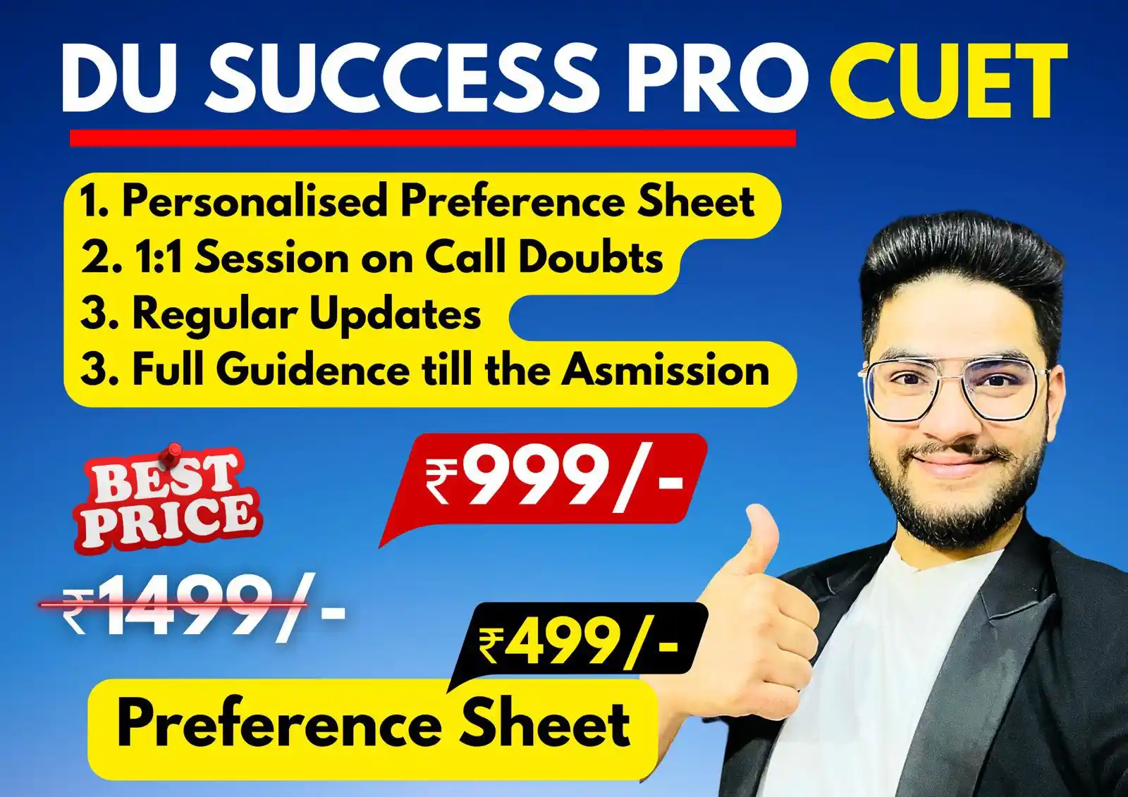 Education Adda - Harsh Suri post